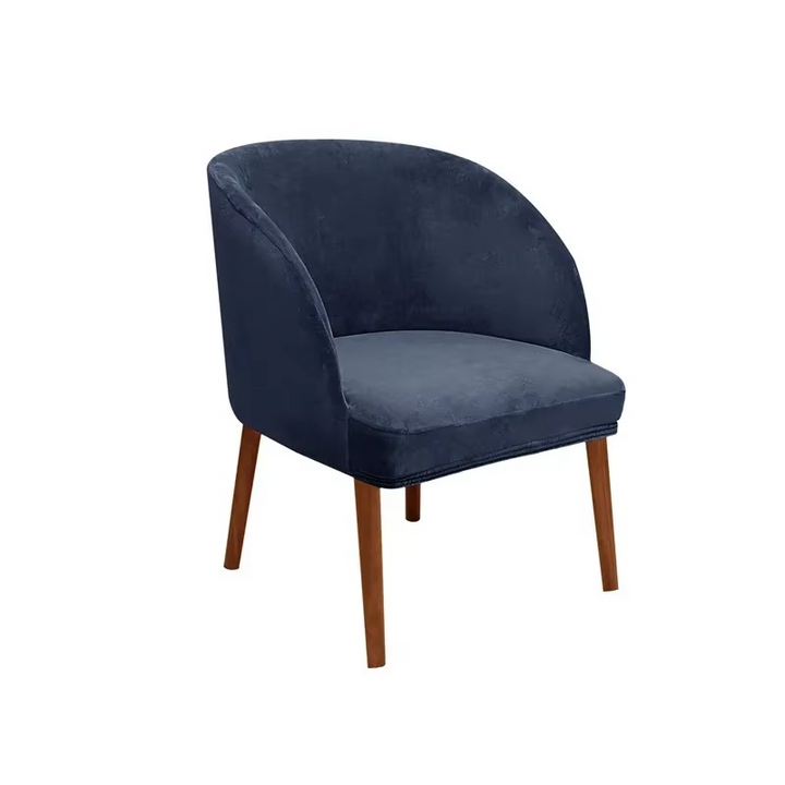 Kalsten | Armchair Slipcover with Elastic Fit for Curved Armrest Dining Chairs