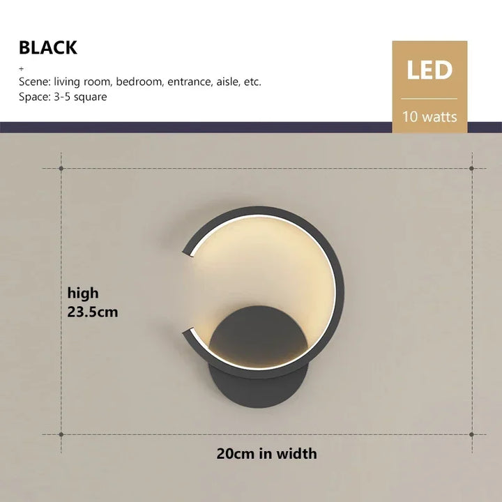 Modern LED Wall Lamp – Nordic Up & Down Wall Lighting for Living Room, Bedroom, Aisle, and Home Decor | Kalsten