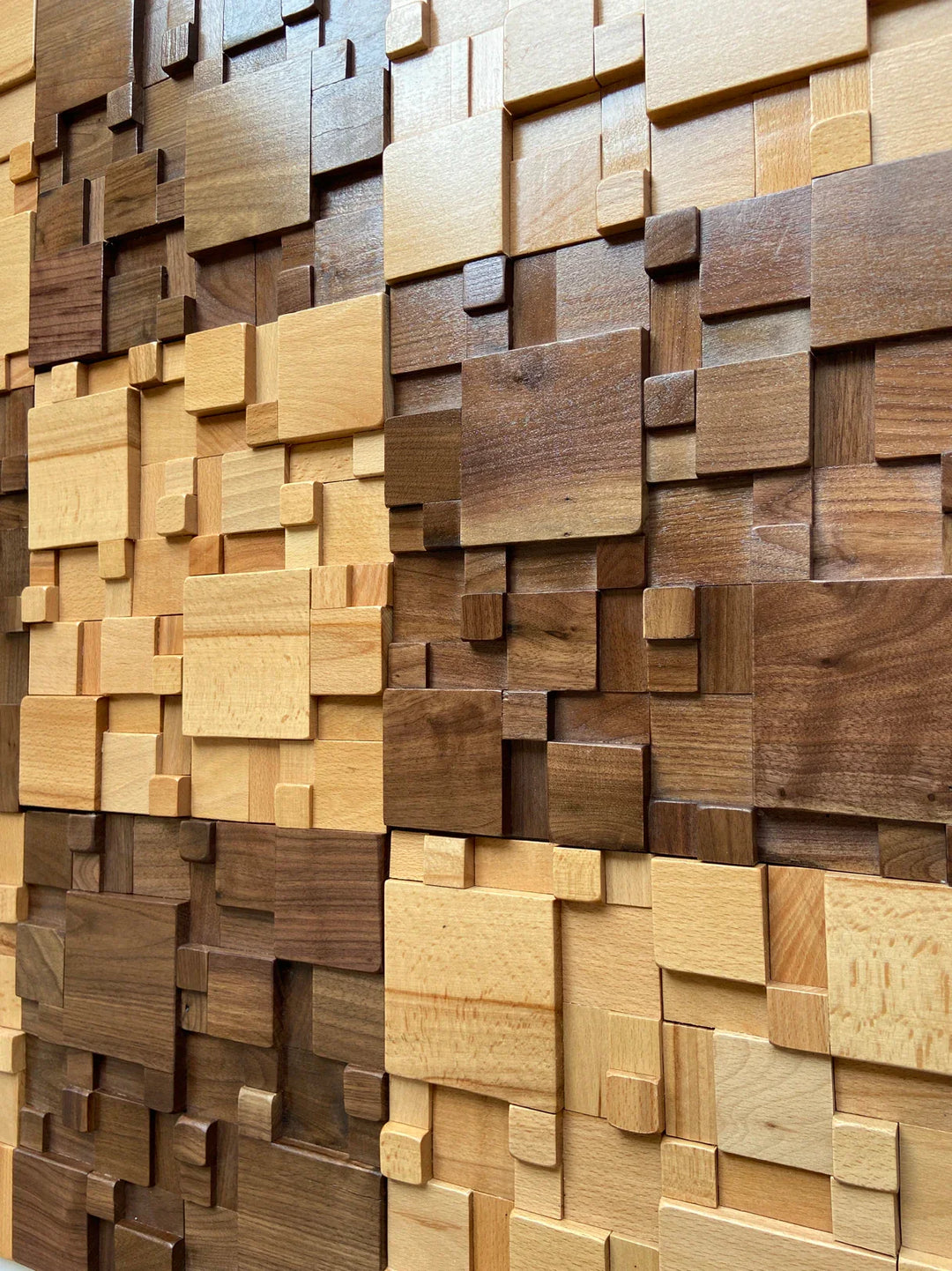 Kalsten | Mosaic Wall Panels Solid Wood and Sound-Absorbing Decor