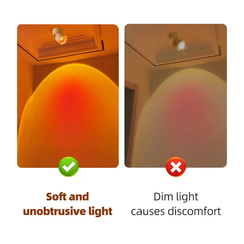 LED Sunset Atmosphere Wall Spotlight | Noxord