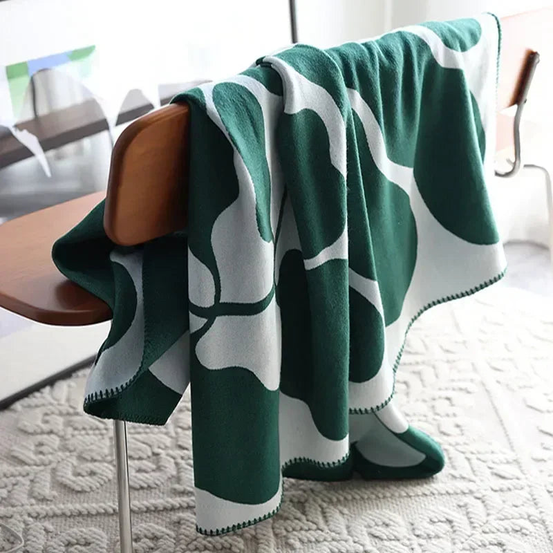 Kalsten | NordLuxe | Jacquard Throw Blanket | Imitation Cashmere | Soft & Warm | Sofa Throw & Bedspread in Nordic Style