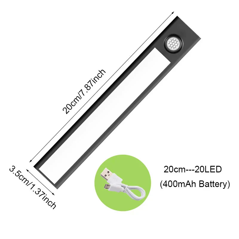 USB Motion Sensor Lamp – Rechargeable & Wireless