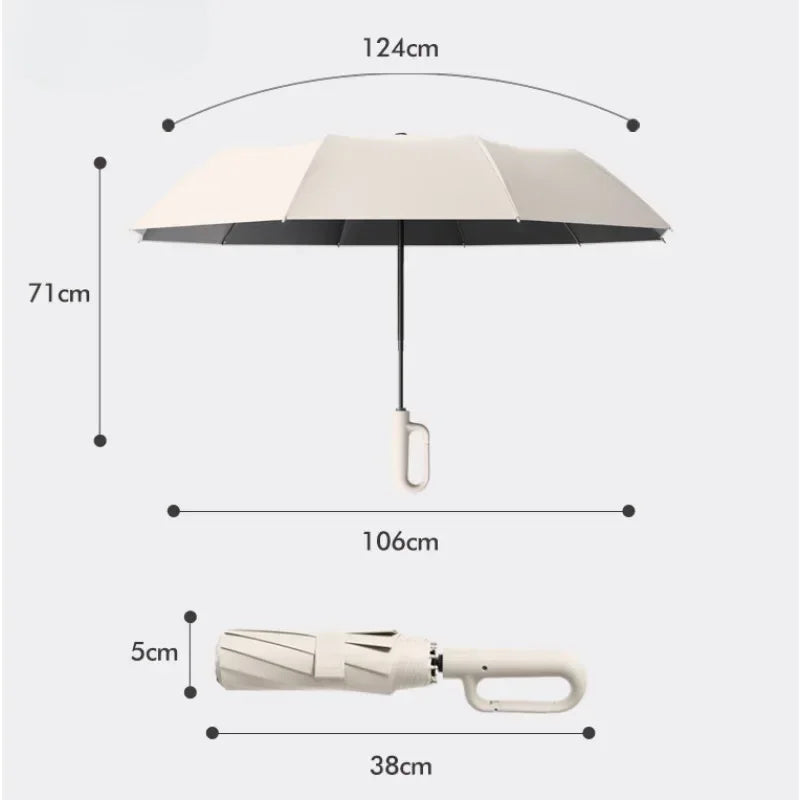 Kalsten | Dual-Purpose UV Blocker Easy Open Umbrella