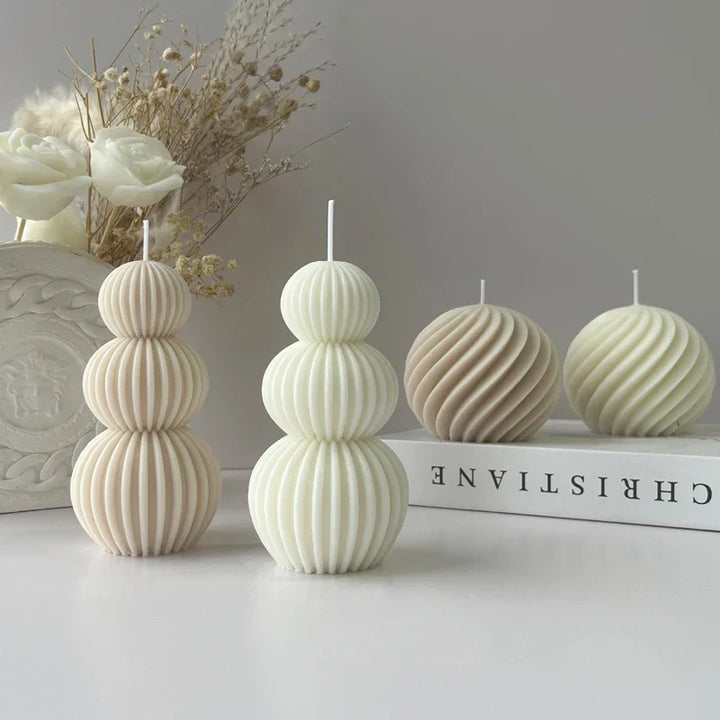 Kalsten | Creative Geometric Scented Candle Golf Ball Design Decoration