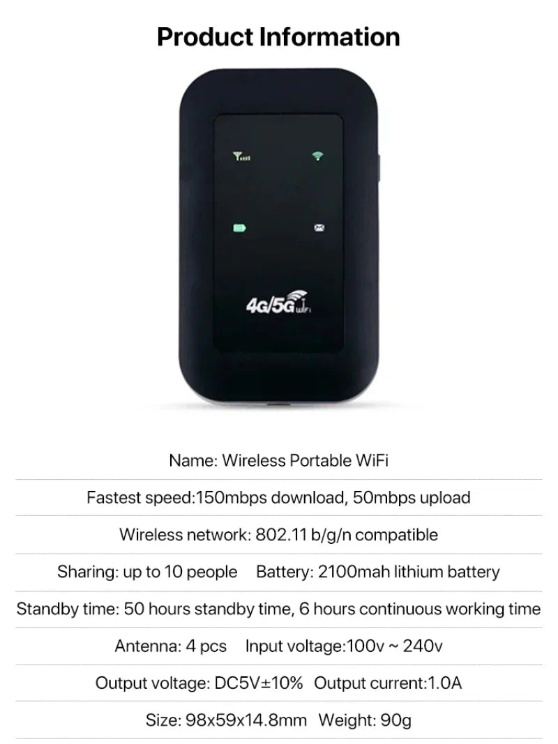 Kalsten | Portable Wireless WiFi Router