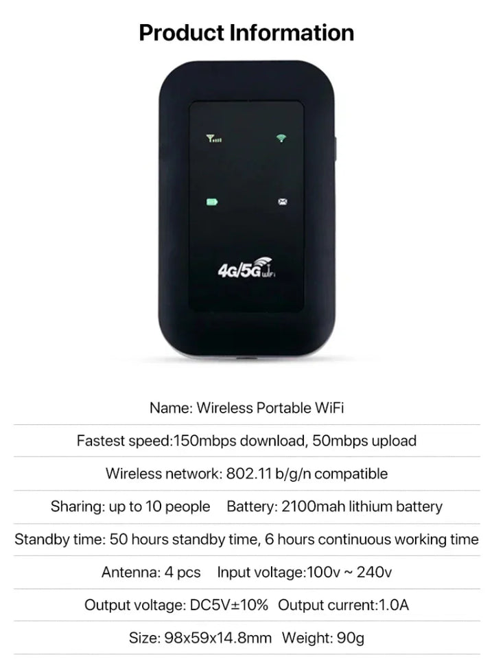 Kalsten | Portable Wireless WiFi Router