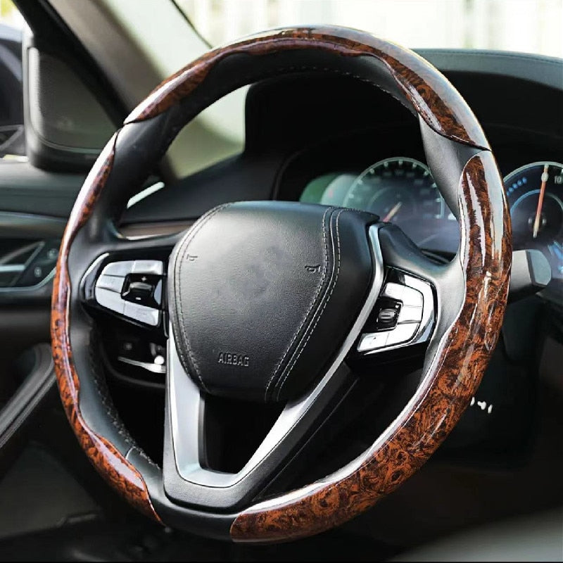 Kalsten | Non-Slip Wood Grain Car Wheel Cover