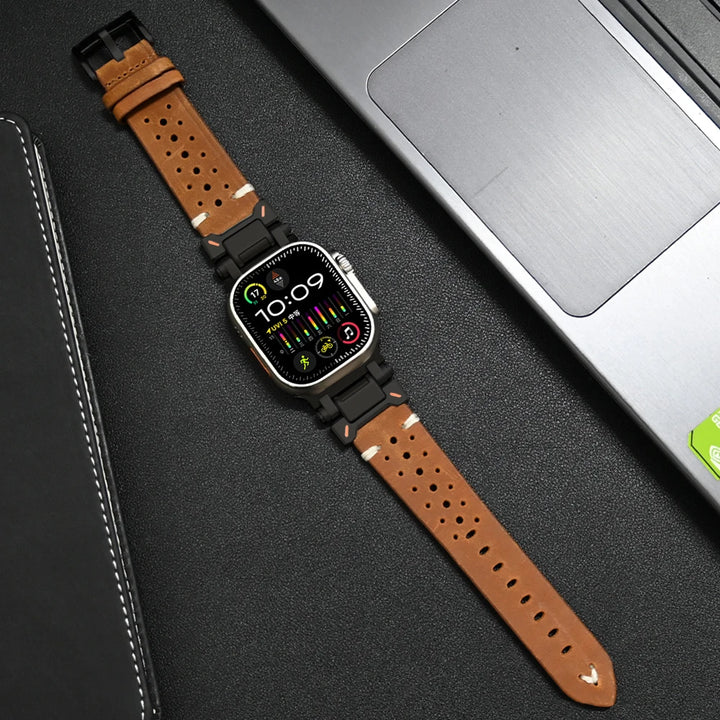Kalsten | Genuine Leather Apple Watch Band – Stylish & Durable Watch Strap for Your Apple Watch