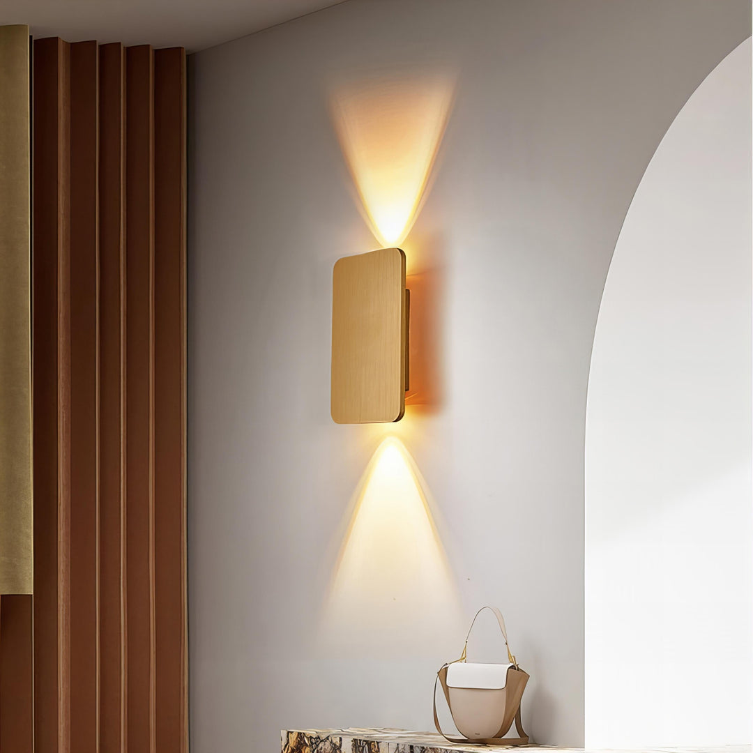 Rectangular Metal LED Indoor Wall Lamp Kalsten