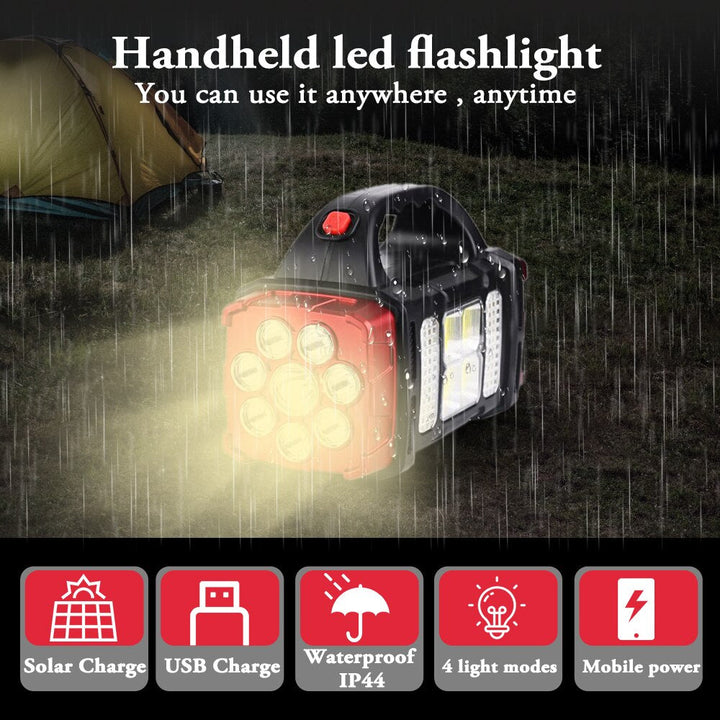 Kalsten | Solar Blast Powerful Power Bank LED Flashlight