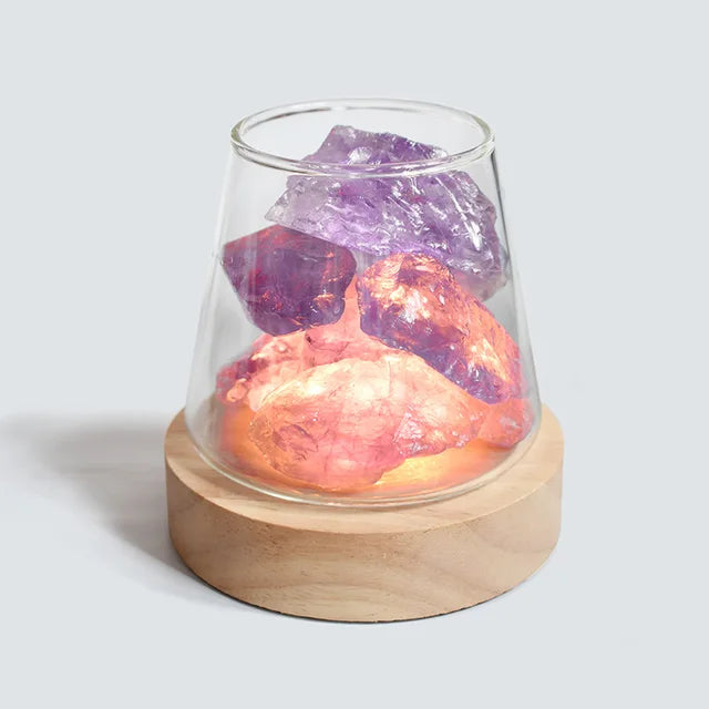 Himalaya Salt Lamp - Crystal Night Light & Essential Oil Diffuser | Kalsten