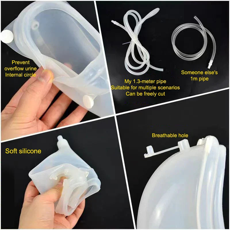 Kalsten | Silicone Adults Urine Collector with Catheter Bag