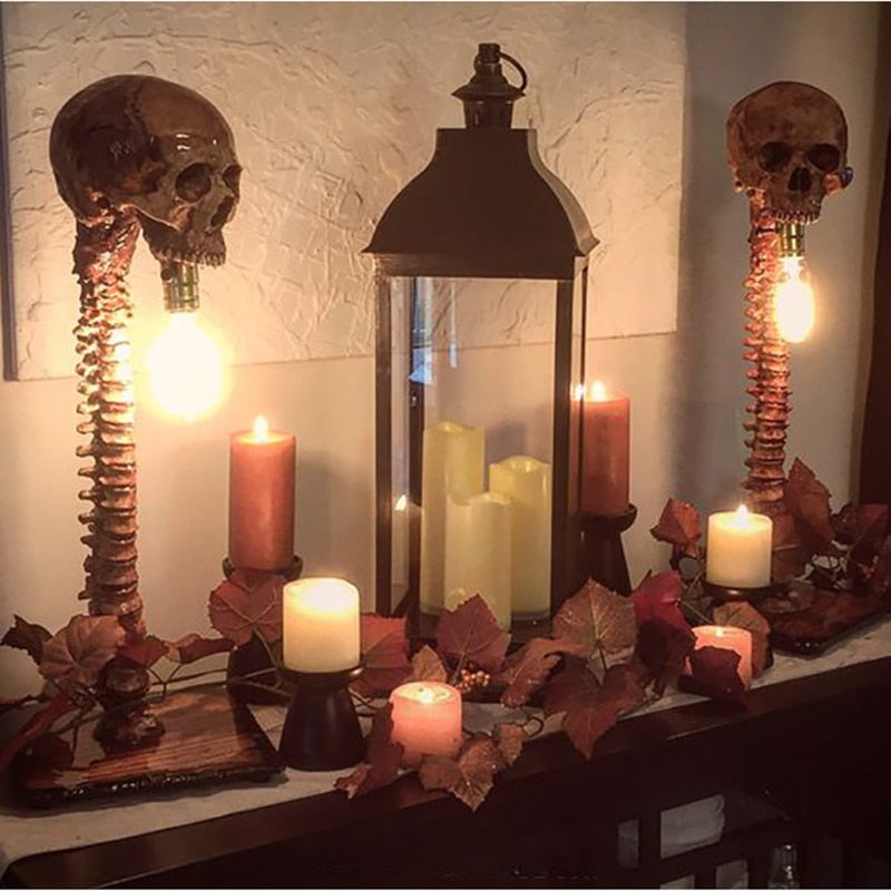 Skeleton Skull Table Lamp | Kalsten