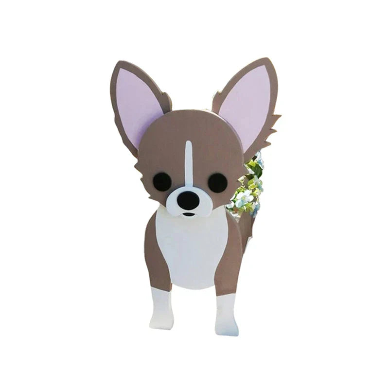 Kalsten | Flower Pot - Pawsome - Dog Plant Container - Various Breeds