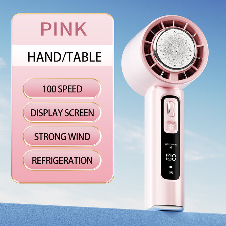 Women's Portable High-Performance Fan with Digital Control Kalsten