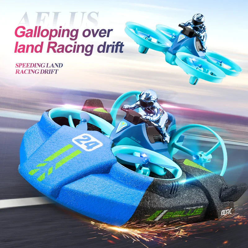 Kalsten | RC 3 in 1 Sea Land And Air Flying Boat Car Toy