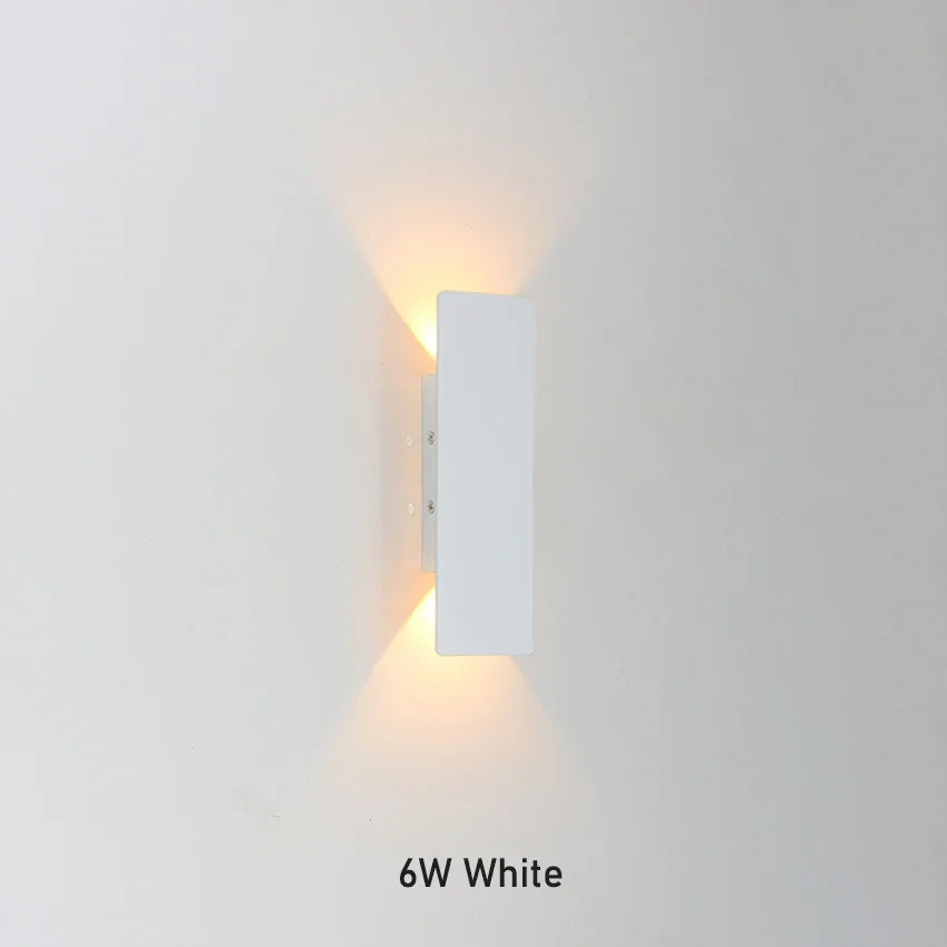 Modern LED Wall Lamp - Rectangular Bedroom Bedside Lights for Minimalist Indoor Lighting | Kalsten