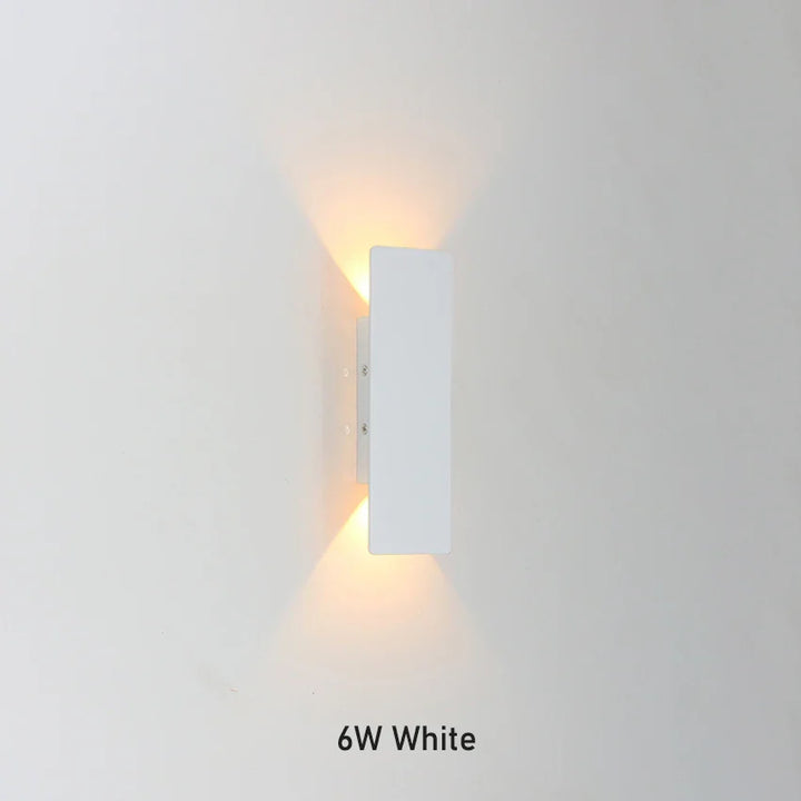 Modern LED Wall Lamp - Rectangular Bedroom Bedside Lights for Minimalist Indoor Lighting | Kalsten