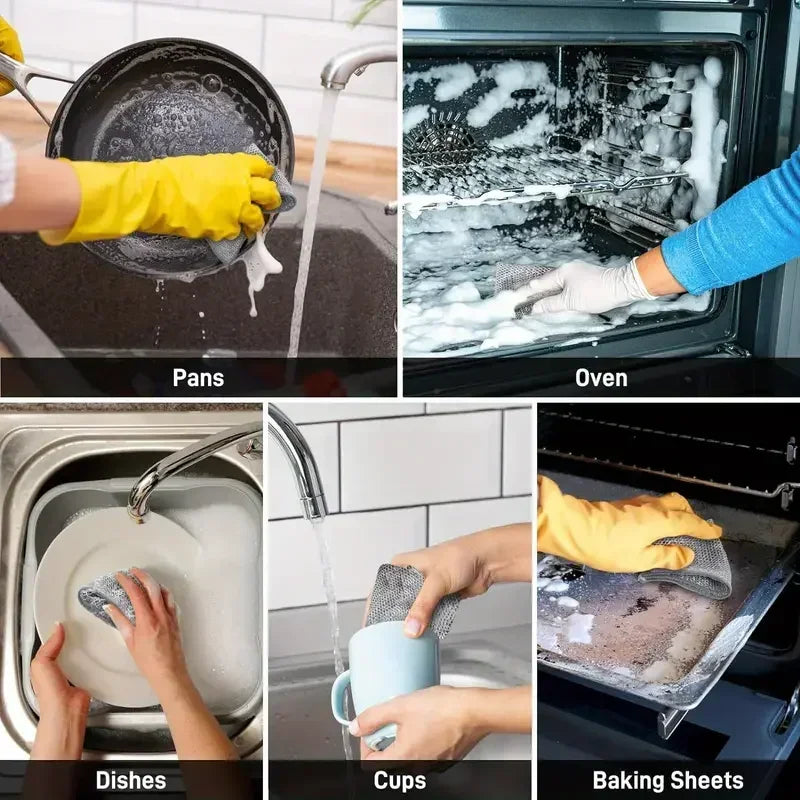 Metal scouring cloth – Double-sided for kitchen | Kalsten