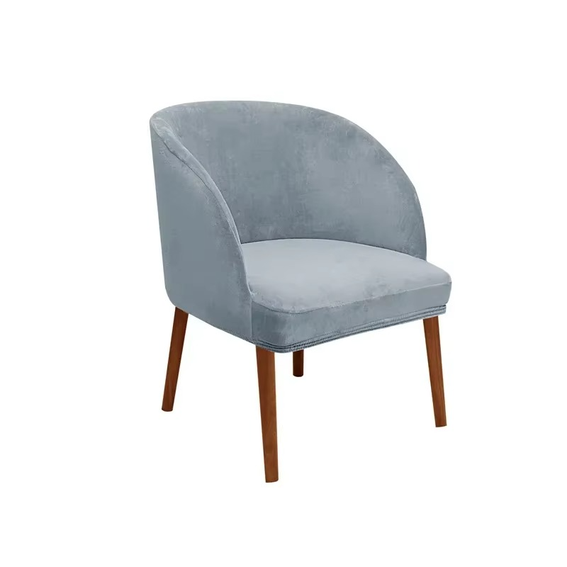 Kalsten | Armchair Slipcover with Elastic Fit for Curved Armrest Dining Chairs