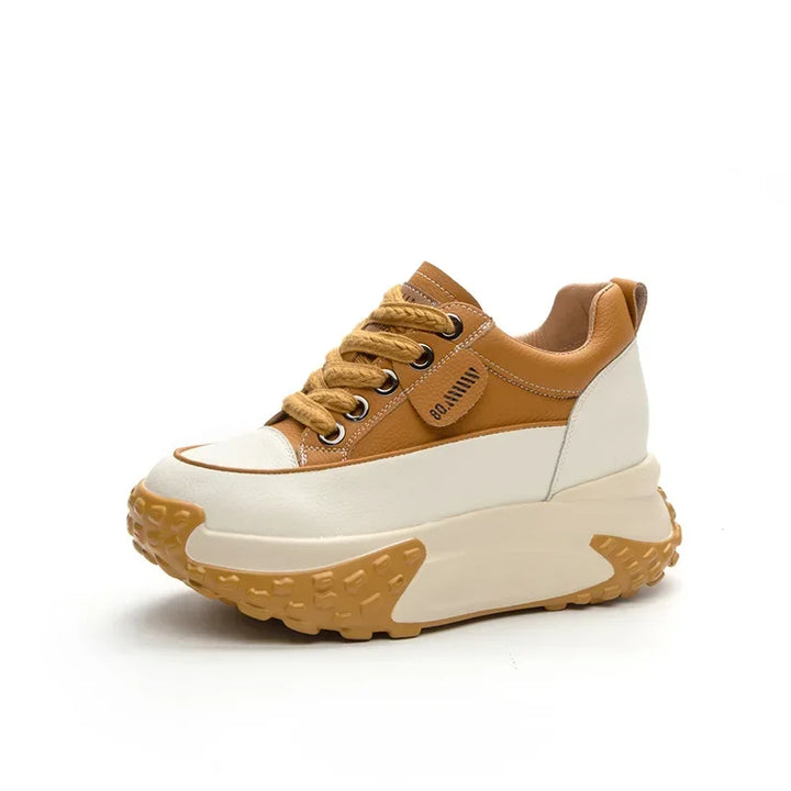 Kalsten | 7 cm Platform Wedge Sneakers made of Leather
