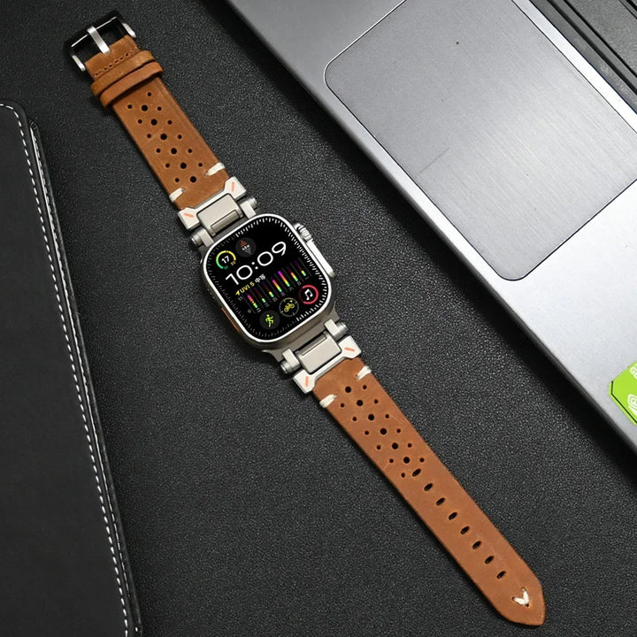 Kalsten | Genuine Leather Apple Watch Band – Stylish & Durable Watch Strap for Your Apple Watch