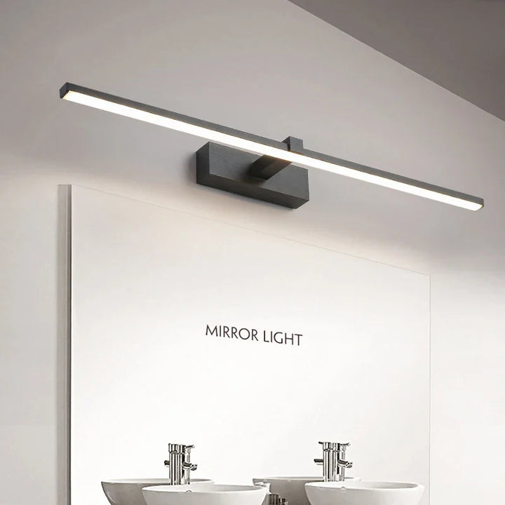 Modern LED Wall Light for Bathroom – 3-Color Adjustable Light Aluminum LED Mirror Lamp for Makeup and Bathing | Kalsten