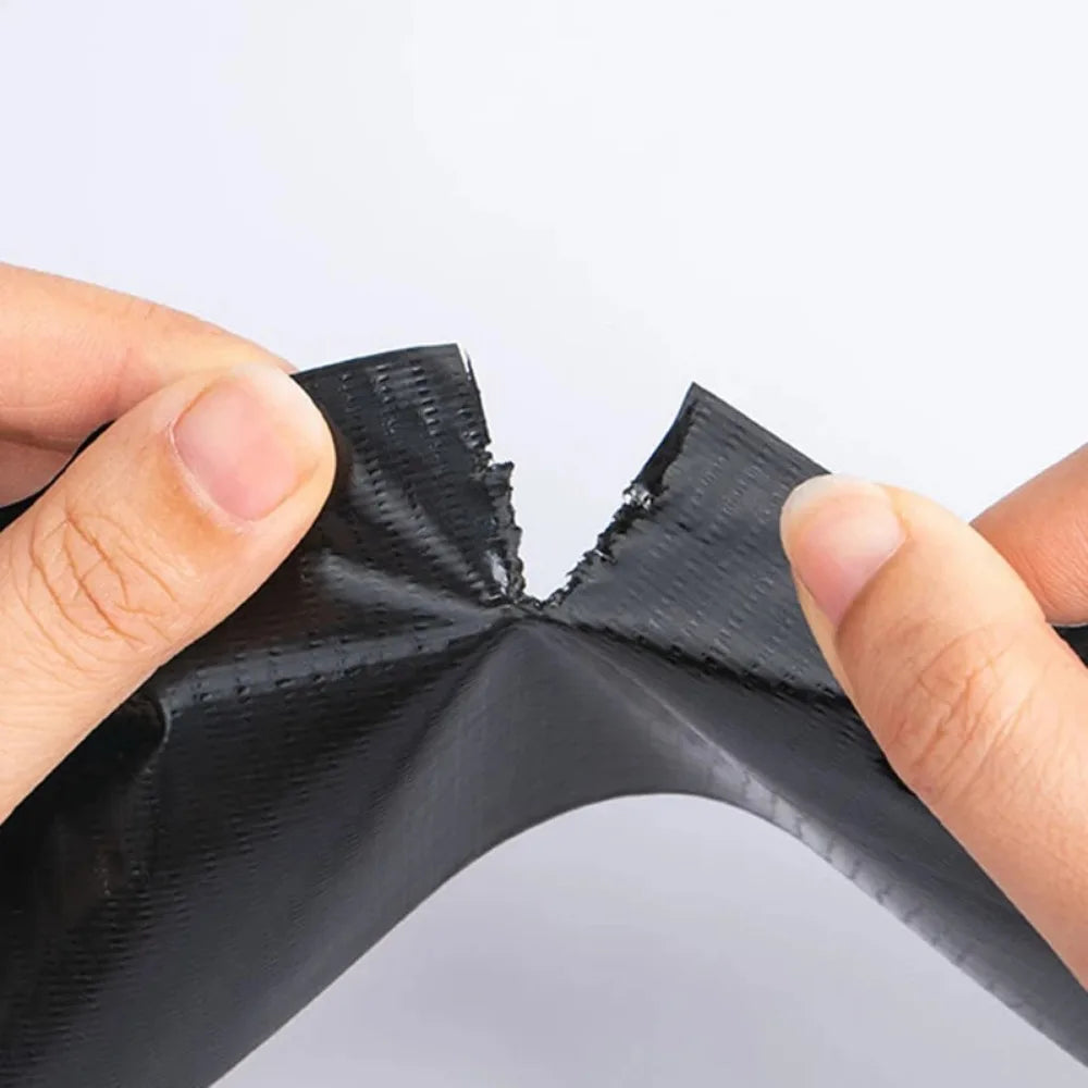 Kalsten | LederFixx Self-adhesive Leather Repair Tape | PU Material | Waterproof & Cuttable | 5 cm × 5/10/20 m & 10 cm × 10 m | Black