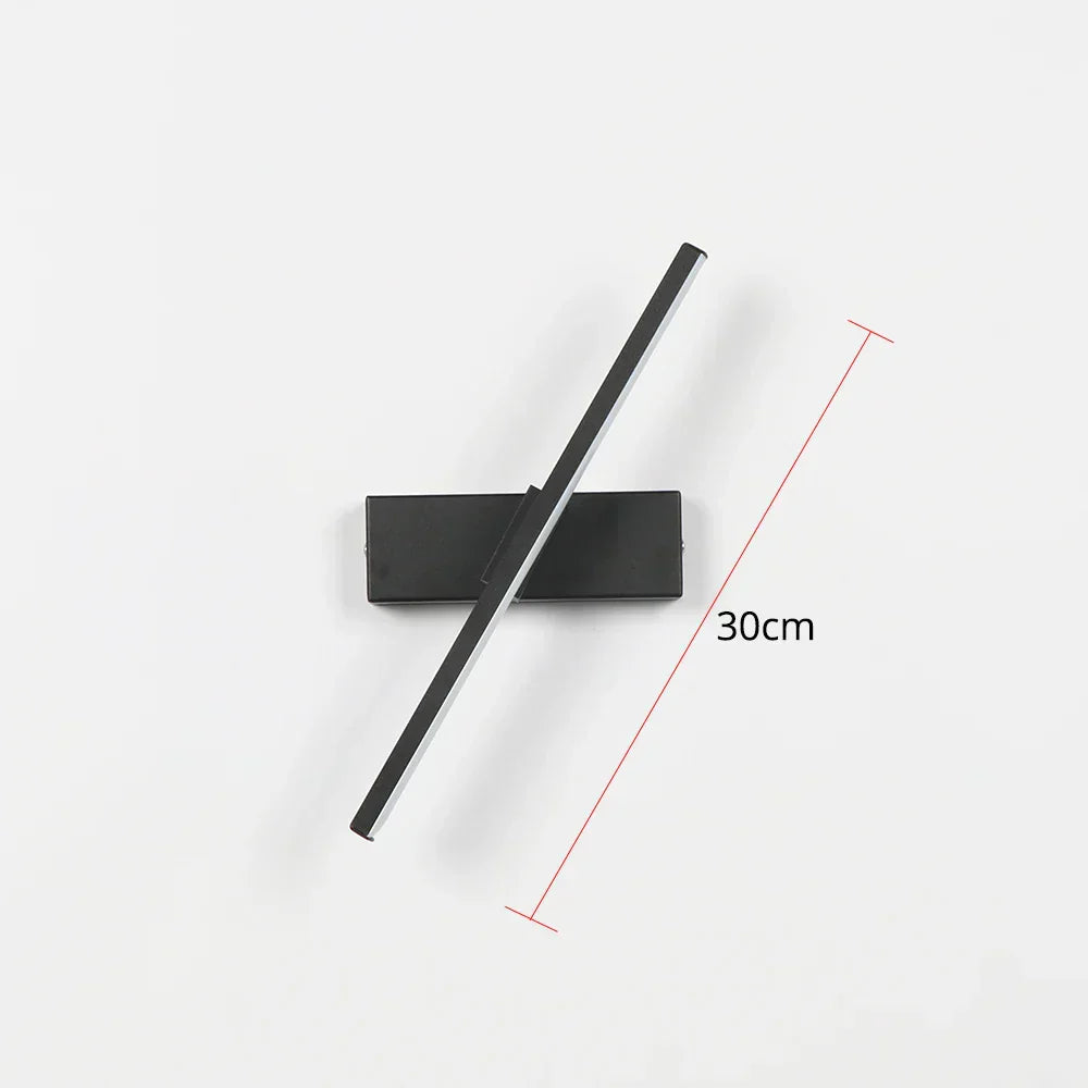 Kalsten | Modern rotating bedroom bedside wall lamp - Adjustable LED wall lamp socket