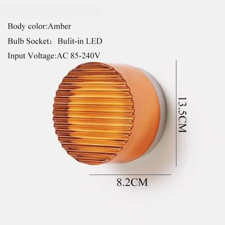 Kalsten | Futuristic and unique solid Plexiglass wall lamp