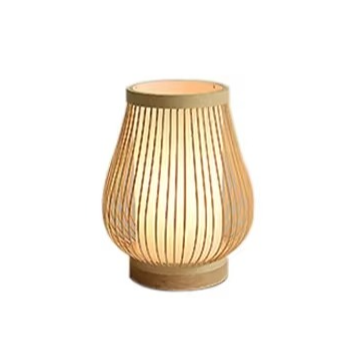 Zen-Inspired Bamboo Table Lamp for Bedroom and Living Room | Noxord