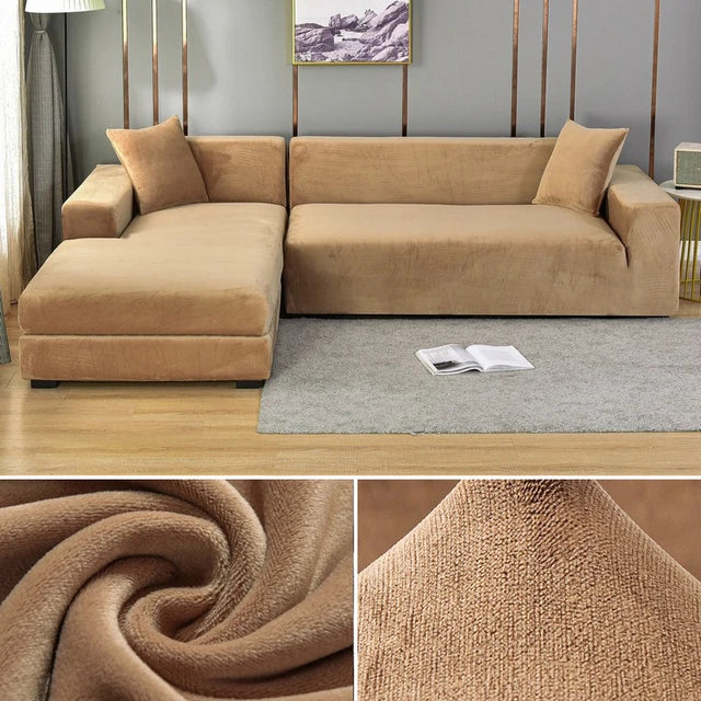 Elastic Velvet Sofa Cover