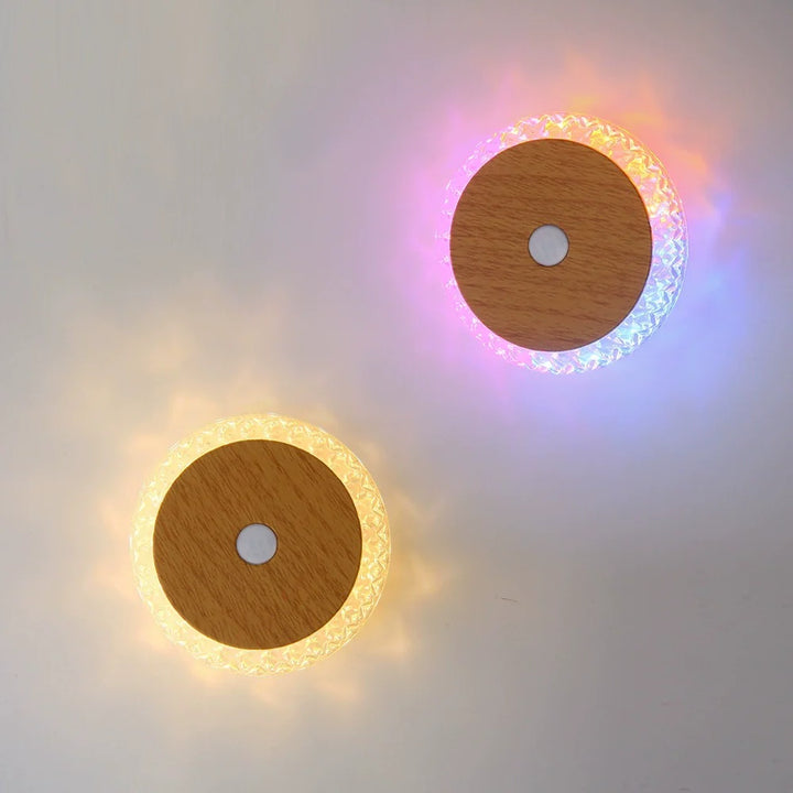Smart Rechargeable Motion-Sensing Wall Lamp Hotel Bedside Ambient Night Light No-Drill Wall Light
