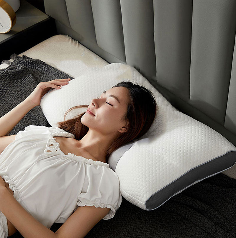 Noxord | Hybrid Pillow for Back and Side Sleepers - Neck and Shoulder Support Pillow