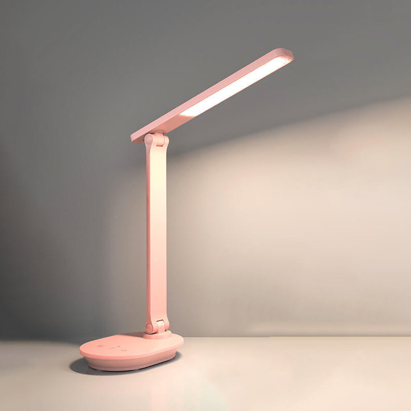 Modern double foldable eye care wireless rechargeable LED desk lamp | Kalsten