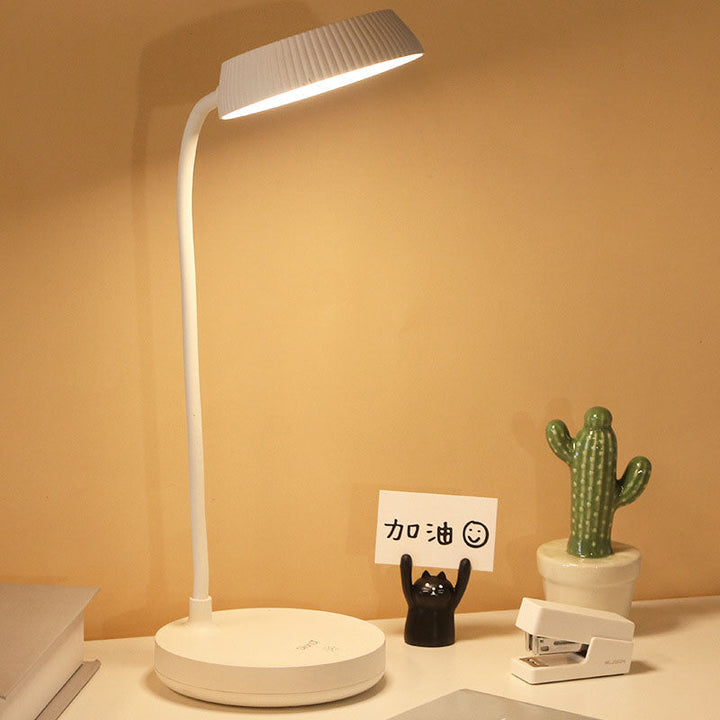 Kalsten | Nordic Minimalist Round Plate LED Touch Eye Protection USB Desk Lamp