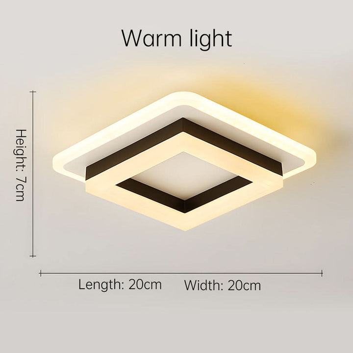 Square LED Ceiling Light for Modern Homes