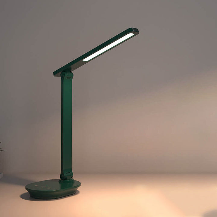 Modern Double Folding Eye Care Wireless Rechargeable LED Desk Lamp | Kalsten