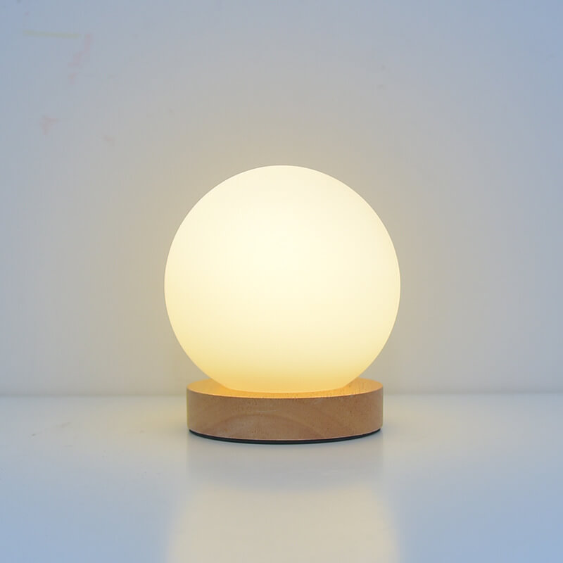 LumoAura USB LED Table Lamp | Rechargeable | Warm Light | Minimalist Design for Home | Kalsten