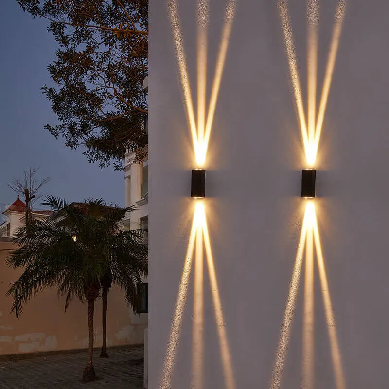 Waterproof Rectangular LED Outdoor Wall Lamp