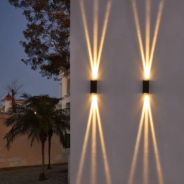 Waterproof Rectangular LED Outdoor Wall Lamp
