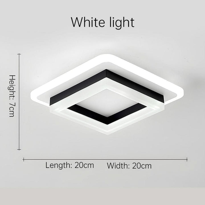 Square LED Ceiling Light for Modern Homes