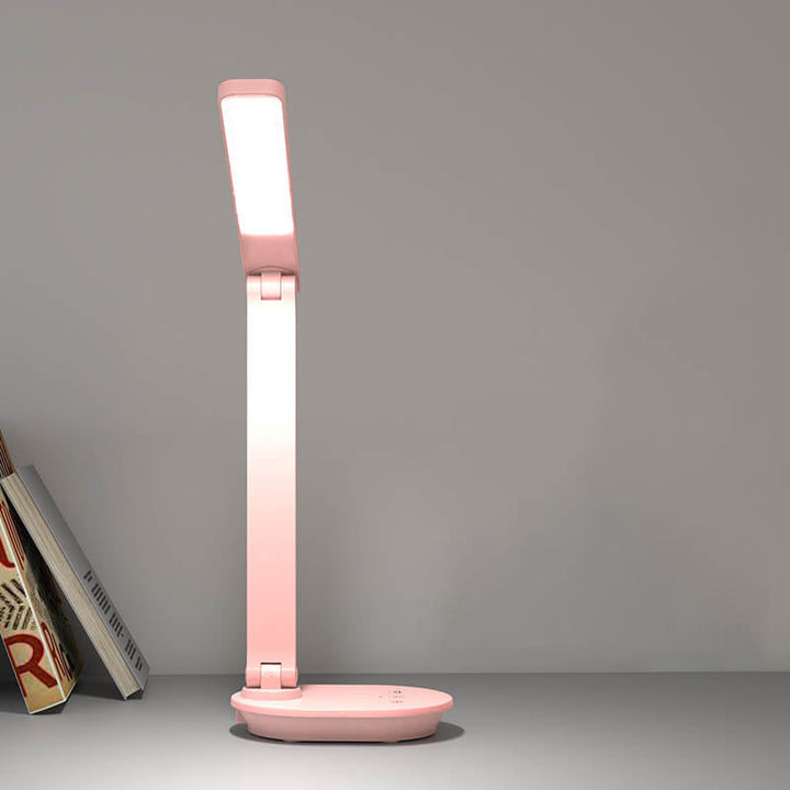 Modern double foldable eye care wireless rechargeable LED desk lamp | Kalsten