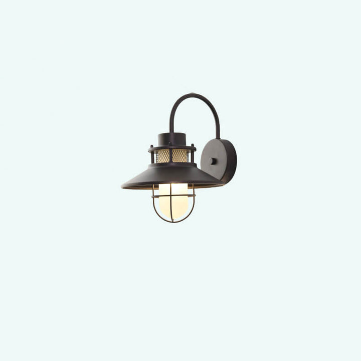 Outdoor Waterproof Iron Body 1-Light Outdoor Wall Sconce Lamp | Kalsten