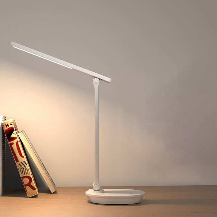 Modern Double Folding Eye Care Wireless Rechargeable LED Desk Lamp | Kalsten