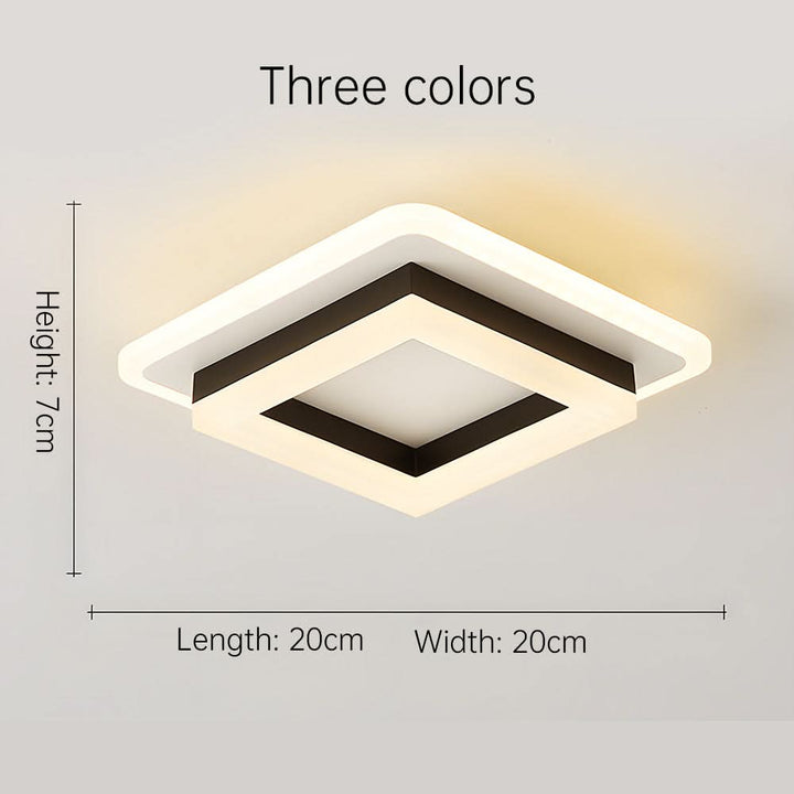 Kalsten | Square LED Ceiling Light for Modern Interiors