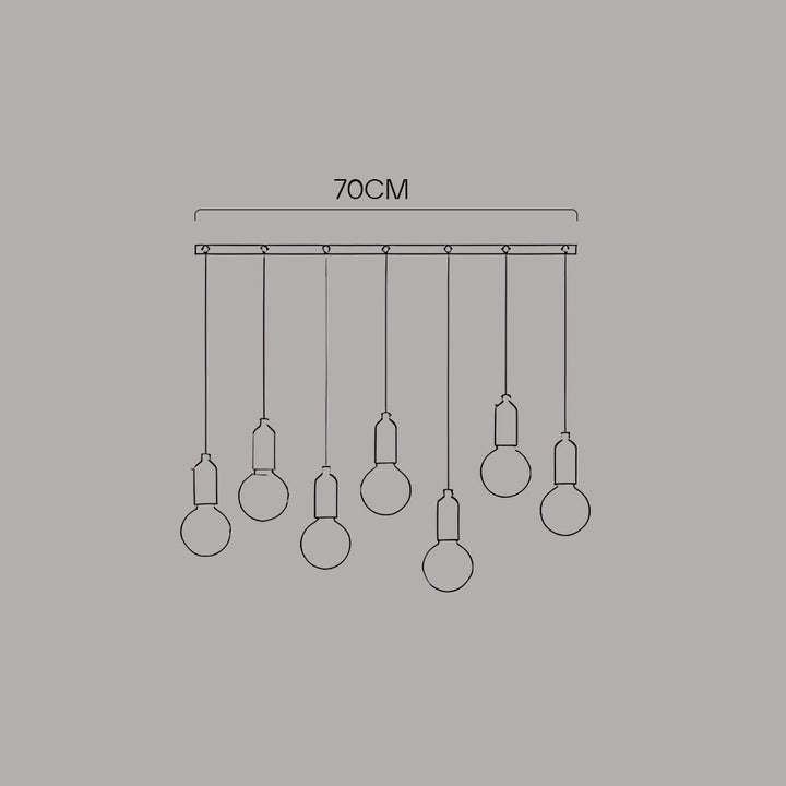 Modern LED Glass Pendant Lights For Living Room | Kalsten