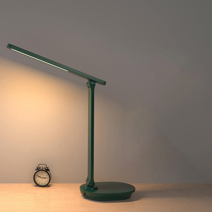 Modern double foldable eye care wireless rechargeable LED desk lamp | Kalsten