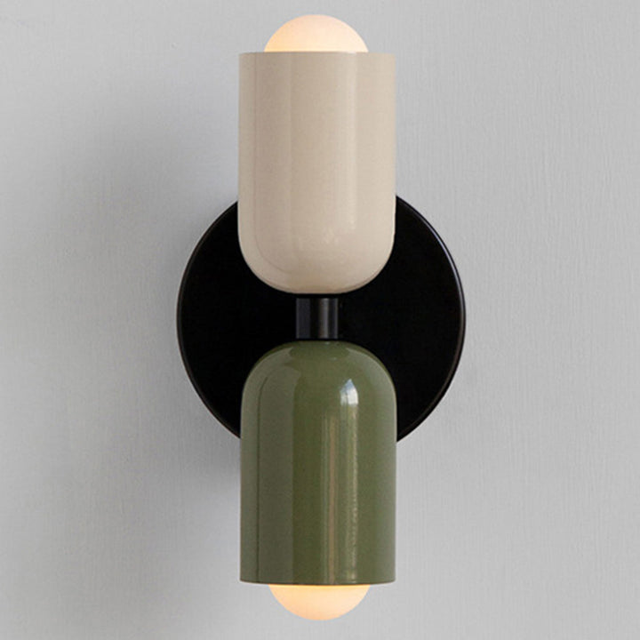 Modern Double Glass Wall Lamp Kalsten