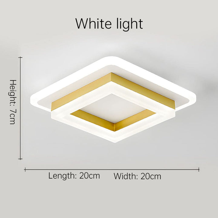 Kalsten | Square LED Ceiling Light for Modern Interiors